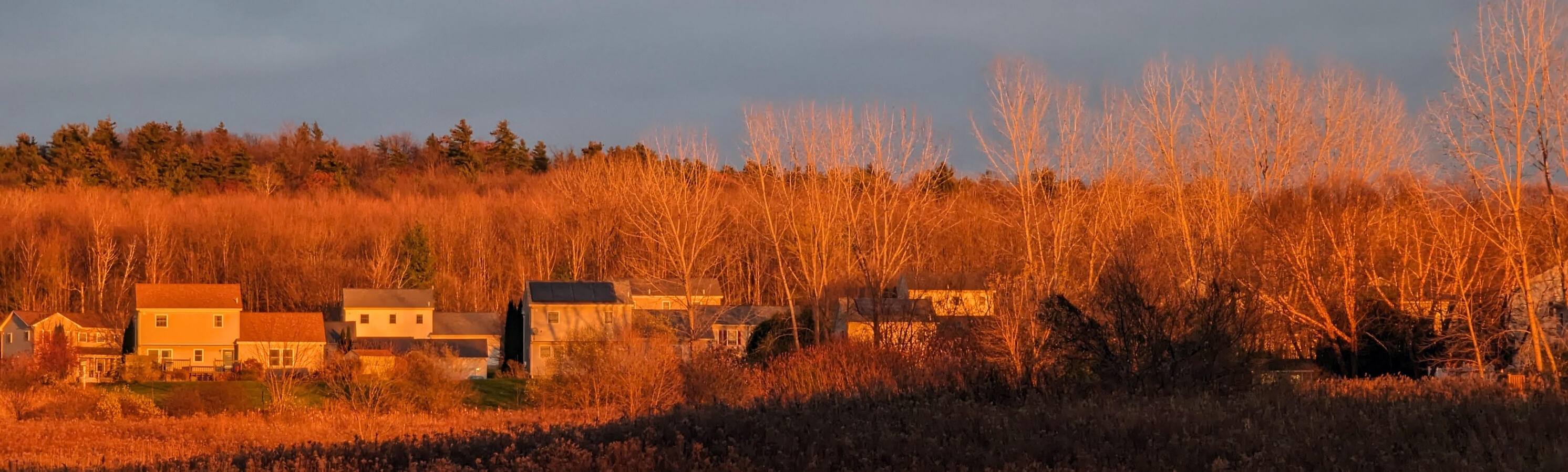 Golden hour in milton, vermont. Photo by Paul Detzer.